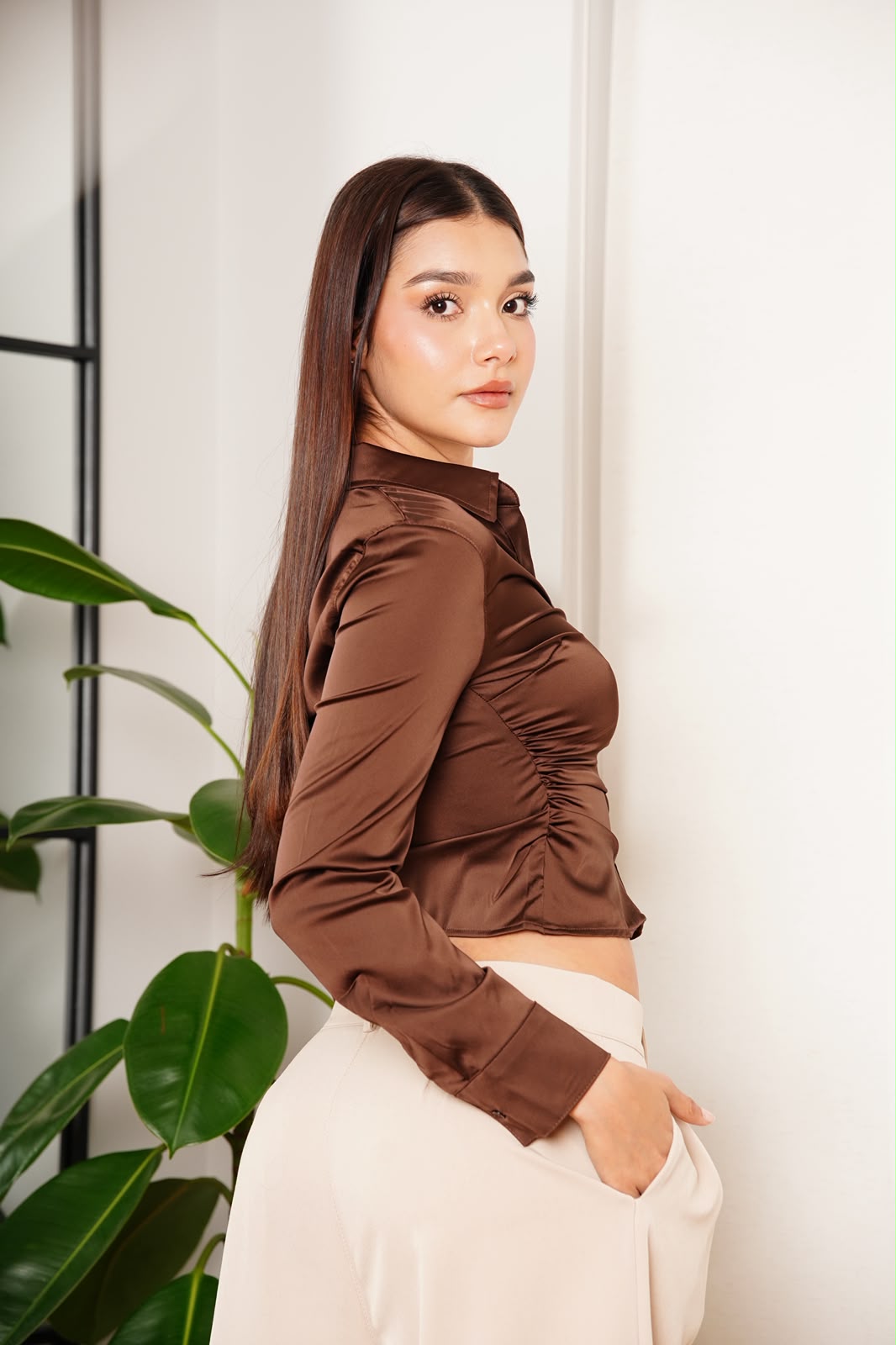 CAMISA SATIN