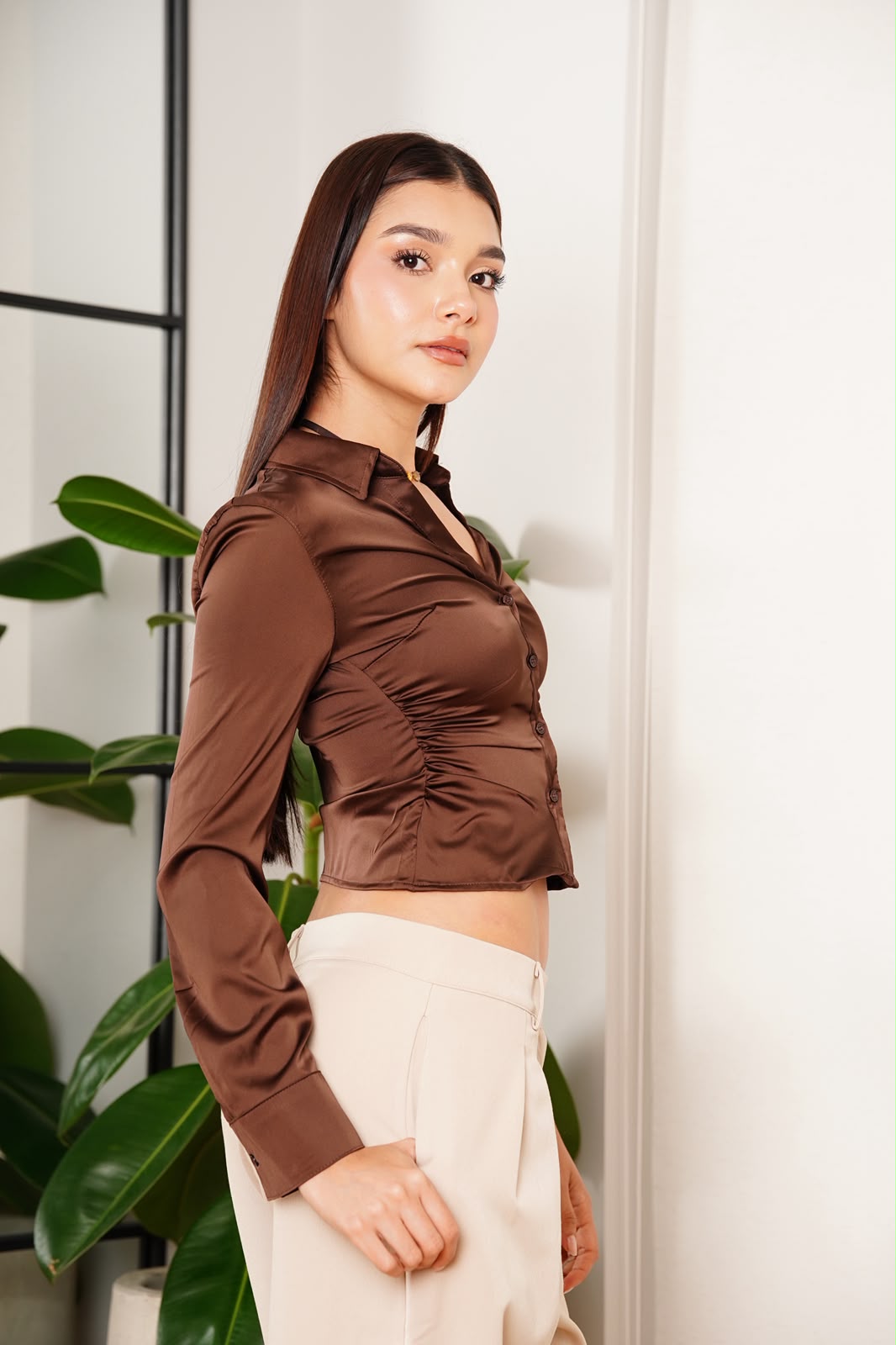 CAMISA SATIN